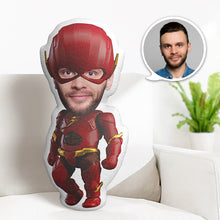 Personalisiertes Gesichtskissen Personalisiertes Fotokissen Das Flash Minime Kissen Geschenke Für Ihn - MyFaceBoxerDE