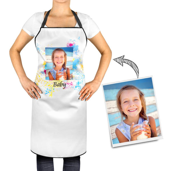 Benutzerdefinierte Küche Kochschürze mit Ihrem Foto und Namen