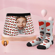 Custom Face Boxershorts Und Socken Set Big Face - MyFaceBoxerDE